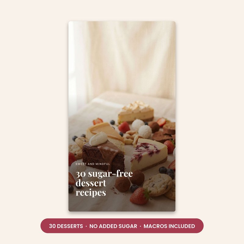 30 Sugar-Free Dessert Recipes ebook cover